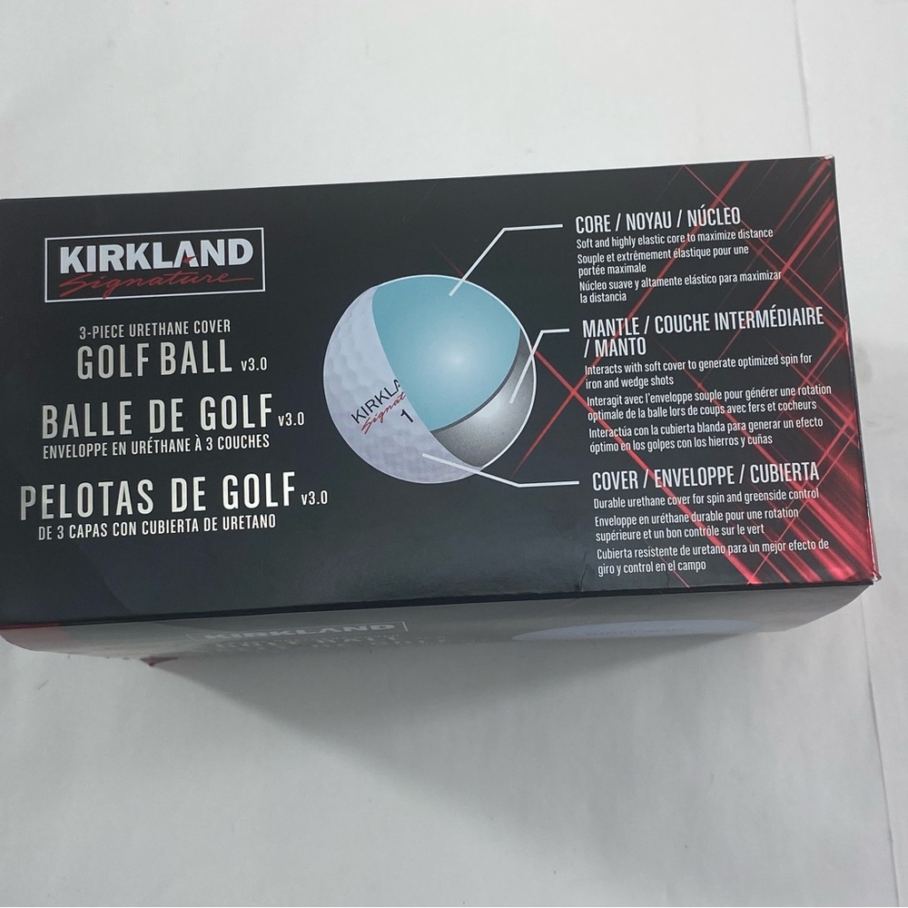Kirkland Signature 1 Urethane Cover Golf Balls v3.0 /24 Total Balls NEW in BOX - Picture 8 of 9